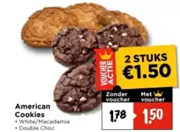 Vomar Voordeelmarkt American cookies aanbieding