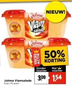 Vomar Voordeelmarkt Johma vlamsalade kuip aanbieding