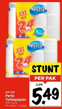 Vomar Voordeelmarkt Perla toiletpapier aanbieding
