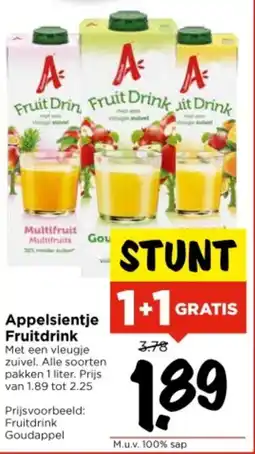 Vomar Voordeelmarkt Appelsientje Fruitdrink aanbieding