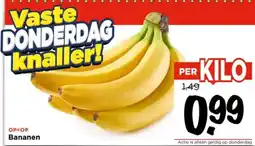 Vomar Voordeelmarkt bananen aanbieding