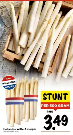 Vomar Voordeelmarkt Hollandse witte asperges aanbieding