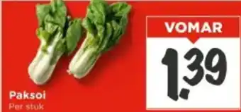 Vomar Voordeelmarkt Paksoi aanbieding