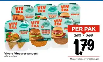 Vomar Voordeelmarkt Vivera vleesvervangers aanbieding
