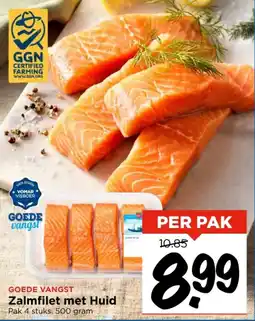 Vomar Voordeelmarkt Zalmfilet met huid aanbieding