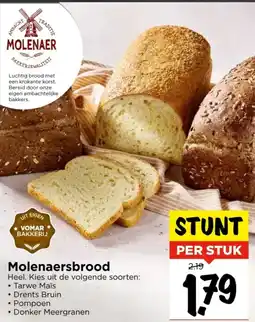 Vomar Voordeelmarkt Molenaersbrood aanbieding