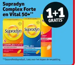 Kruidvat Supradyn complex forte en vital 50+ aanbieding