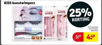 Kruidvat Kiss kunstwimpers aanbieding