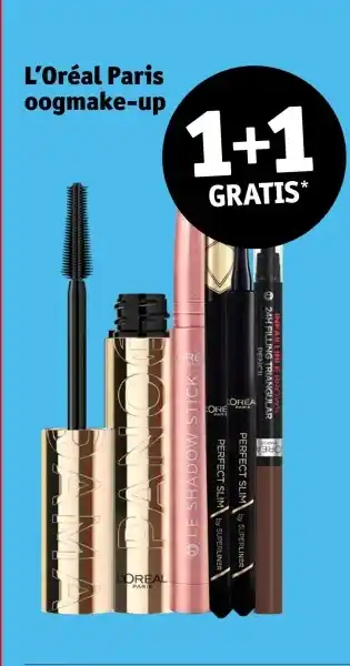 Kruidvat L'oréal paris oogmake-up aanbieding