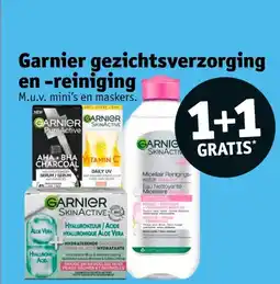 Kruidvat Garnier gezichtsverzorging en reiniging aanbieding