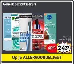 Kruidvat A merk gezichtsserum aanbieding