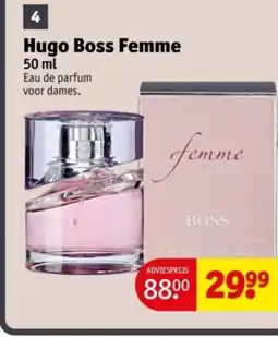 Kruidvat Hugo boss femme aanbieding