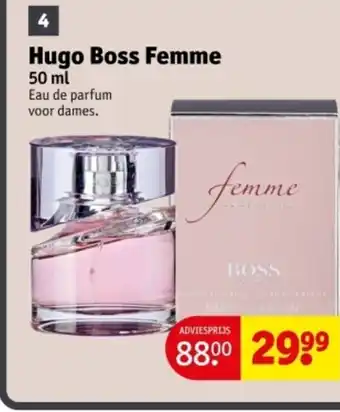 Kruidvat Hugo boss femme aanbieding