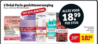Kruidvat L'oréal paris gezichtsverzorging aanbieding