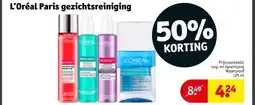 Kruidvat L'Oréal Paris gezichtsreiniging aanbieding