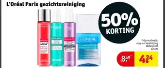 Kruidvat L'Oréal Paris gezichtsreiniging aanbieding