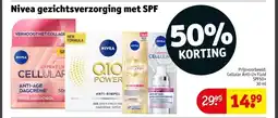 Kruidvat Nivea gezichtsverzorging met SPF aanbieding