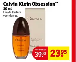Kruidvat Calvin Klein Obsession aanbieding