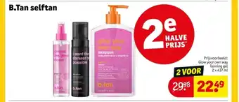 Kruidvat B.Tan selftan aanbieding