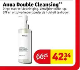 Kruidvat Anua Double Cleansing aanbieding