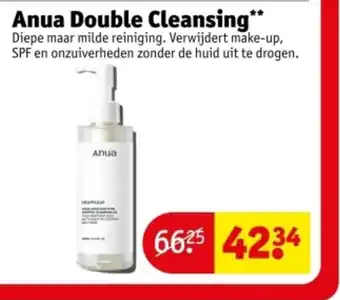 Kruidvat Anua Double Cleansing aanbieding