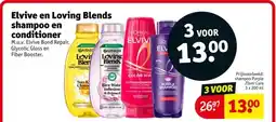 Kruidvat Elvive en Loving Blends shampoo en conditioner aanbieding