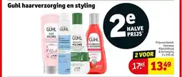 Kruidvat Guhl haarverzorging en styling aanbieding