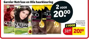 Kruidvat Garnier Nutrisse en Olia haarkleuring aanbieding