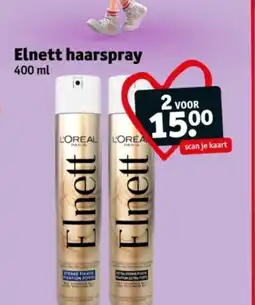 Kruidvat Elnett haarspray aanbieding