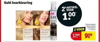 Kruidvat Guhl haarkleuring aanbieding