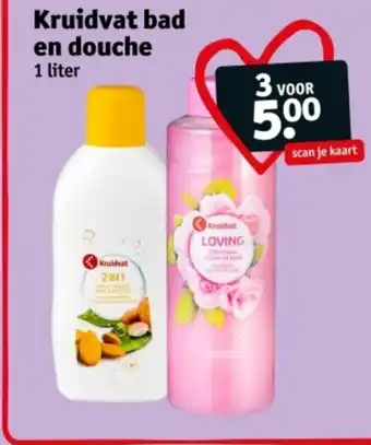 Kruidvat Kruidvat bad en douche aanbieding
