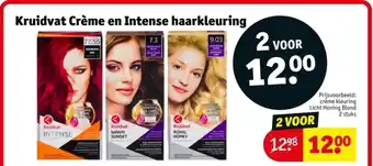 Kruidvat Kruidvat Crème en Intense haarkleuring aanbieding