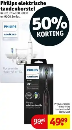 Kruidvat Philips elektrische tandenborstel aanbieding