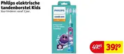 Kruidvat Philips elektrische tandenborstel Kids aanbieding