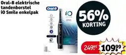 Kruidvat Oral-B elektrische tandenborstel i0 Smile enkelpak aanbieding