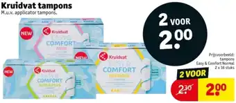 Kruidvat Kruidvat tampons aanbieding
