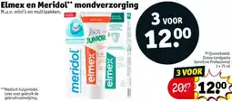 Kruidvat Elmex en Meridol mondverzorging aanbieding