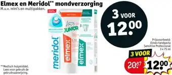 Kruidvat Elmex en Meridol mondverzorging aanbieding