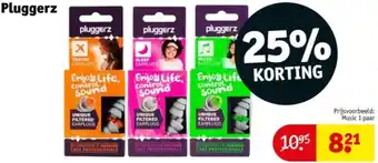 Kruidvat Pluggerz aanbieding