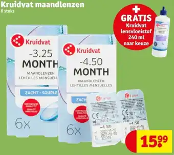 Kruidvat Kruidvat maandlenzen aanbieding