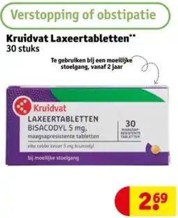 Kruidvat Kruidvat Laxeertabletten aanbieding