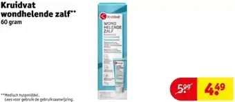 Kruidvat Kruidvat wondhelende zalf aanbieding