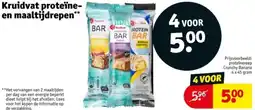 Kruidvat Kruidvat proteïne en maaltijdrepen aanbieding