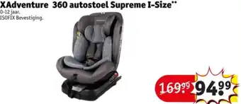 Kruidvat XAdventure 360 autostoel Supreme I-Size aanbieding