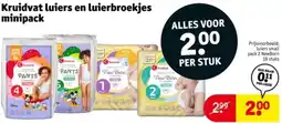 Kruidvat Kruidvat luiers en luierbroekjes minipack aanbieding
