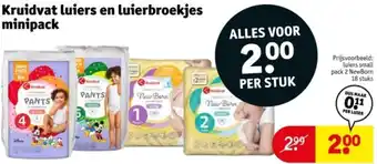 Kruidvat Kruidvat luiers en luierbroekjes minipack aanbieding