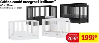 Kruidvat Cabino combi meegroei ledikant aanbieding