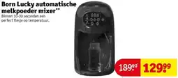 Kruidvat Born Lucky automatische melkpoeder mixer aanbieding