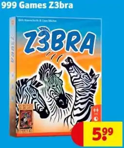 Kruidvat 999 Games Z3bra aanbieding