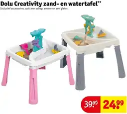 Kruidvat Dolu Creativity zand en watertafel aanbieding